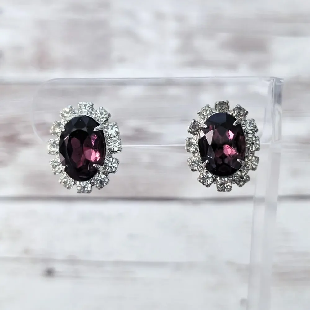 Vintage Clip On Earrings 0.75
